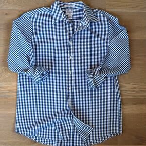 NWOT LL Bean Wrinkle Free Button Down Slightly Fitted Dress Shirt Mens 16/35